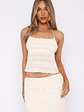 Hold Out Halter Top Cream - thumbnail 2