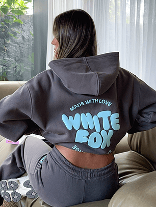 With Love For You Oversized Hoodie Volcanic