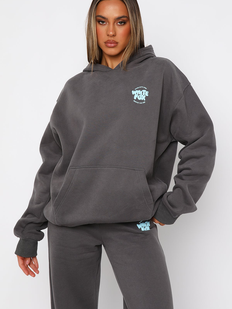 With Love For You Oversized Hoodie Volcanic 2