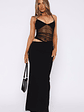Call Me Up Maxi Dress Black - thumbnail 4