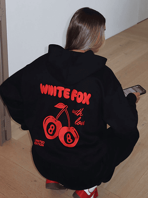 With Love In The Moment Oversized Hoodie Black