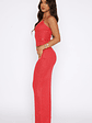 Star Shining Sequin Knit Maxi Skirt Red - thumbnail 3