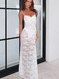 Tell Me I'm Pretty Lace Maxi Dress White - thumbnail 5