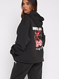 Lucky Thirteen Cheyenne Oversized Hoodie Charcoal - thumbnail 4