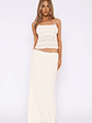 Hold Out Maxi Skirt Cream - thumbnail 2