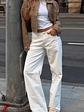 Bring The Style Low Rise Wide Leg Jeans Off White - thumbnail 8