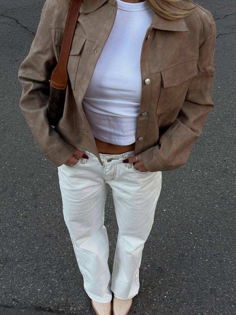 Bring The Style Low Rise Wide Leg Jeans Off White 9