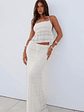 Hold Out Maxi Skirt Cream - thumbnail 5