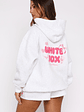 Lucky Thirteen Stephanie Oversized Hoodie Grey Marle - thumbnail 4