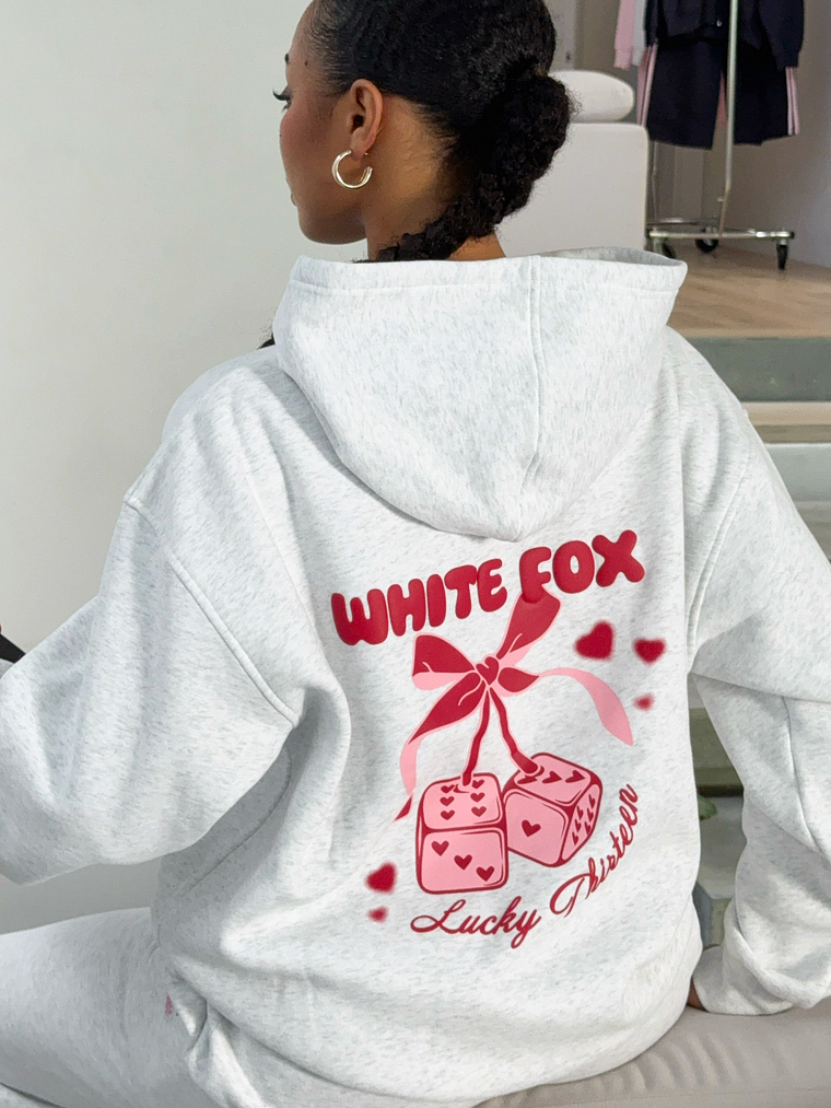 Lucky Thirteen Cheyenne Oversized Hoodie Grey Marle 7