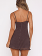 In The Back Of My Mind Mini Dress Chocolate Polka Dot - thumbnail 4