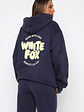 With Love For You Oversized Hoodie Navy - thumbnail 4
