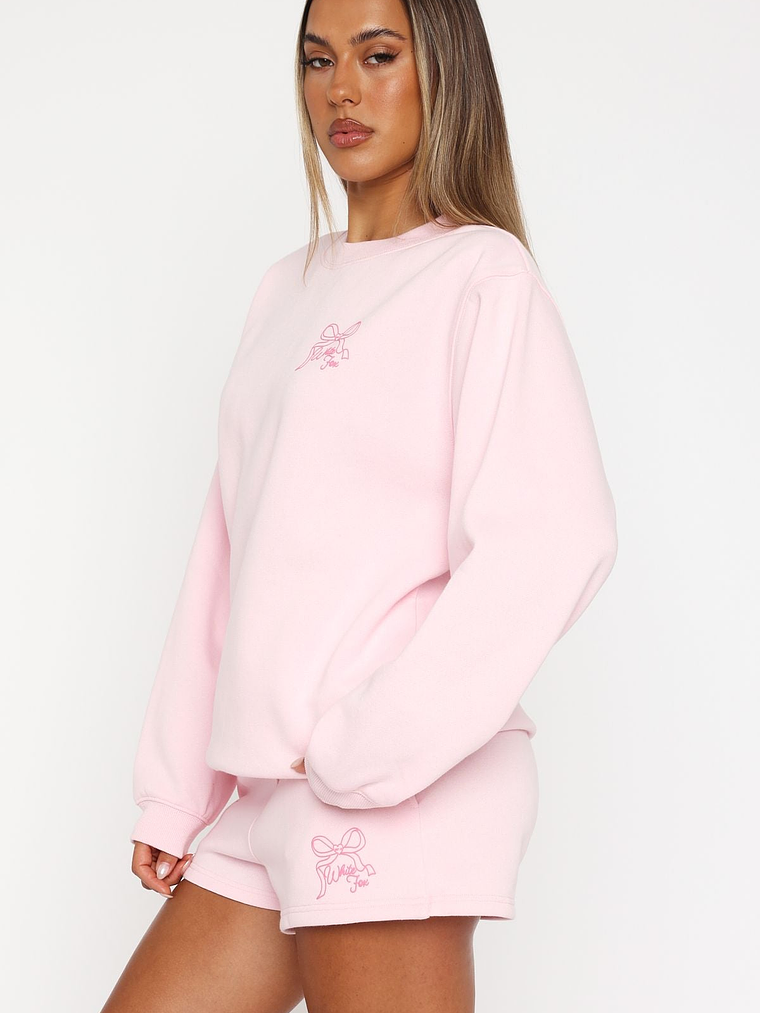Love You Forever Oversized Sweater Pink 3