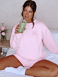 Love You Forever Oversized Sweater Pink - thumbnail 5