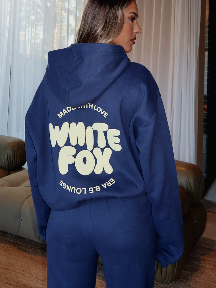 With Love For You Oversized Hoodie Navy 6