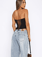 Let It Go Strapless Bustier Black - thumbnail 4