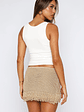 Cha Cha Knit Mini Skirt Gold - thumbnail 4
