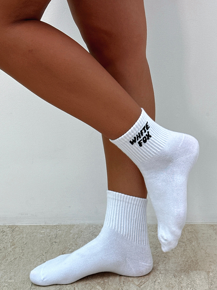 Offstage Socks White/Black 2