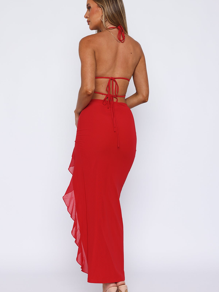 Day By Day Maxi Dress Cherry 4