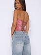 Let It Go Strapless Bustier Fuchsia Orchid - thumbnail 4