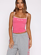 Lucky Thirteen Shaya Singlet Hot Pink - thumbnail 2