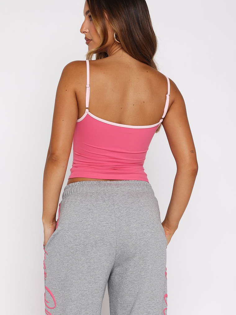 Lucky Thirteen Shaya Singlet Hot Pink 4