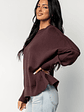 Jeremiah Knit Sweater | Dark Plum - thumbnail 2
