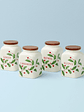 Holiday Baking Spice Jars, Set of 4 - thumbnail 1