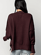 Jeremiah Knit Sweater | Dark Plum - thumbnail 4
