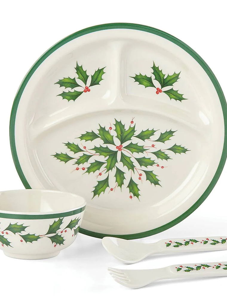 Holiday Children's 4-Piece Dinner Set 2