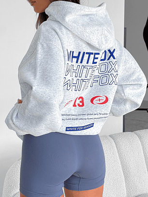 In Transit Oversized Hoodie Grey Marle