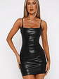 Hurt My Pride PU Mini Dress Black - thumbnail 2