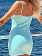 Honey Aqua Sequin Mini Dress - thumbnail 8