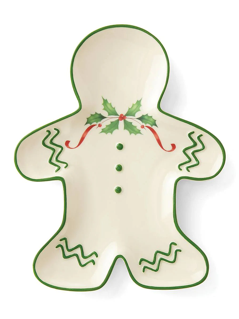 Holiday Gingerbread Man Accent Plate 3