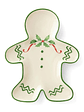 Holiday Gingerbread Man Accent Plate - thumbnail 3