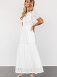 Hyacinth Eyelet Maxi Dress | Off White - thumbnail 6