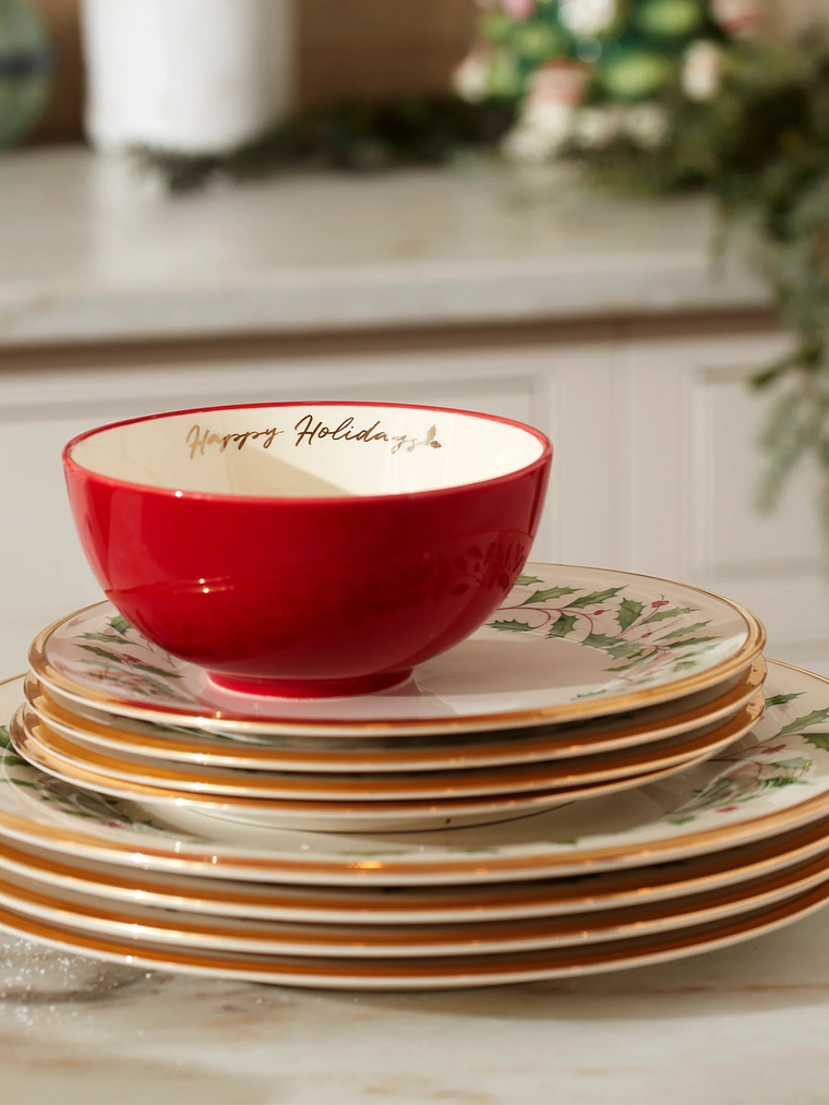 Holiday Dinner Plate Set, Buy 3 Get 6 7