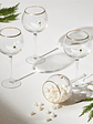 Holiday Gold 4-Piece Balloon Glass Set - thumbnail 3