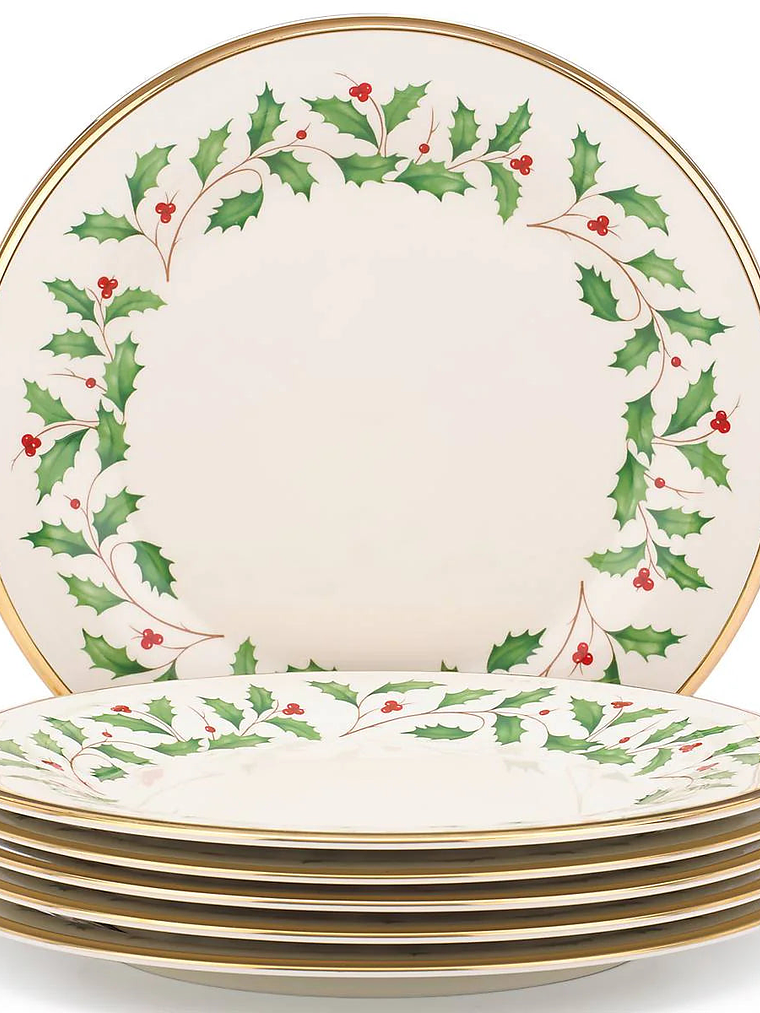 Holiday Dinner Plate Set, Buy 3 Get 6 9