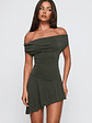 I Attract It Cowl Halter Playsuit Green - thumbnail 3
