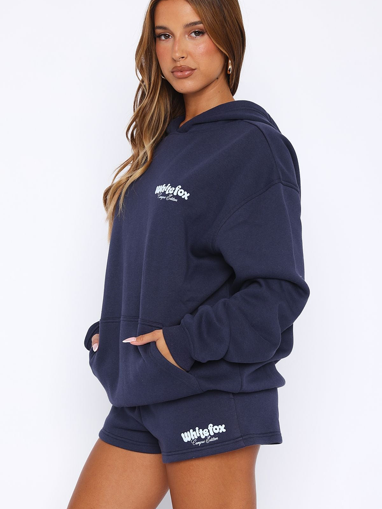High Above Oversized Hoodie Navy 3