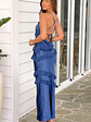 Inara Navy Ruffle Maxi Dress - thumbnail 6