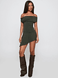 I Attract It Cowl Halter Playsuit Green - thumbnail 4
