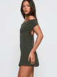 I Attract It Cowl Halter Playsuit Green - thumbnail 5
