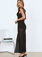 Honey Drizzle Mesh Maxi Dress - thumbnail 6