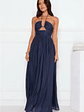 Hibiscus Hues Halter Maxi Dress - thumbnail 10