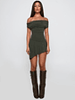 I Attract It Cowl Halter Playsuit Green - thumbnail 9