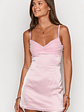 Honey Light Pink Contrast Mini Dress - thumbnail 2