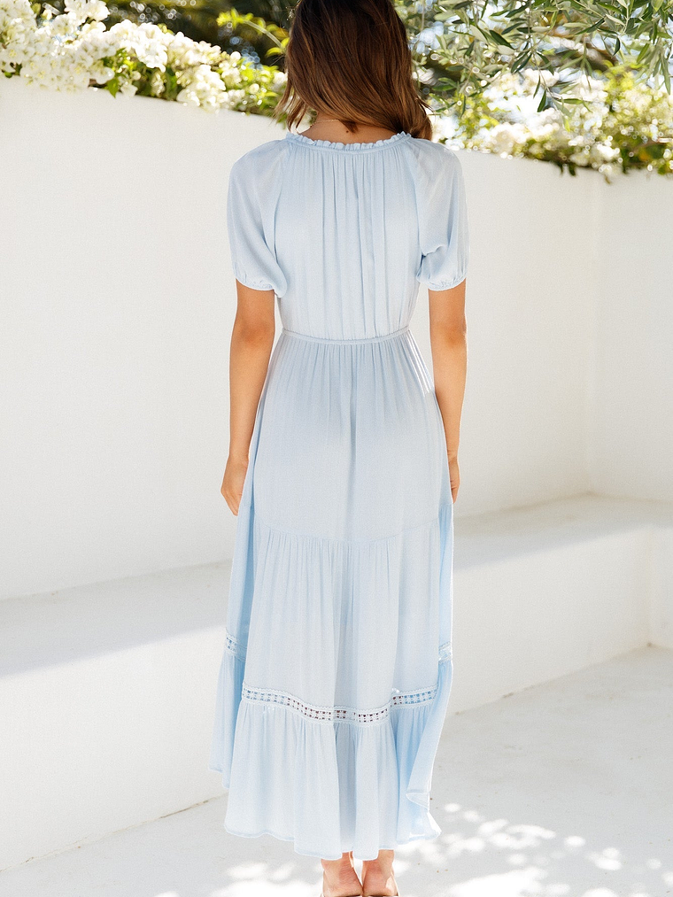 High Above The Clouds Midi Dress Blue 7
