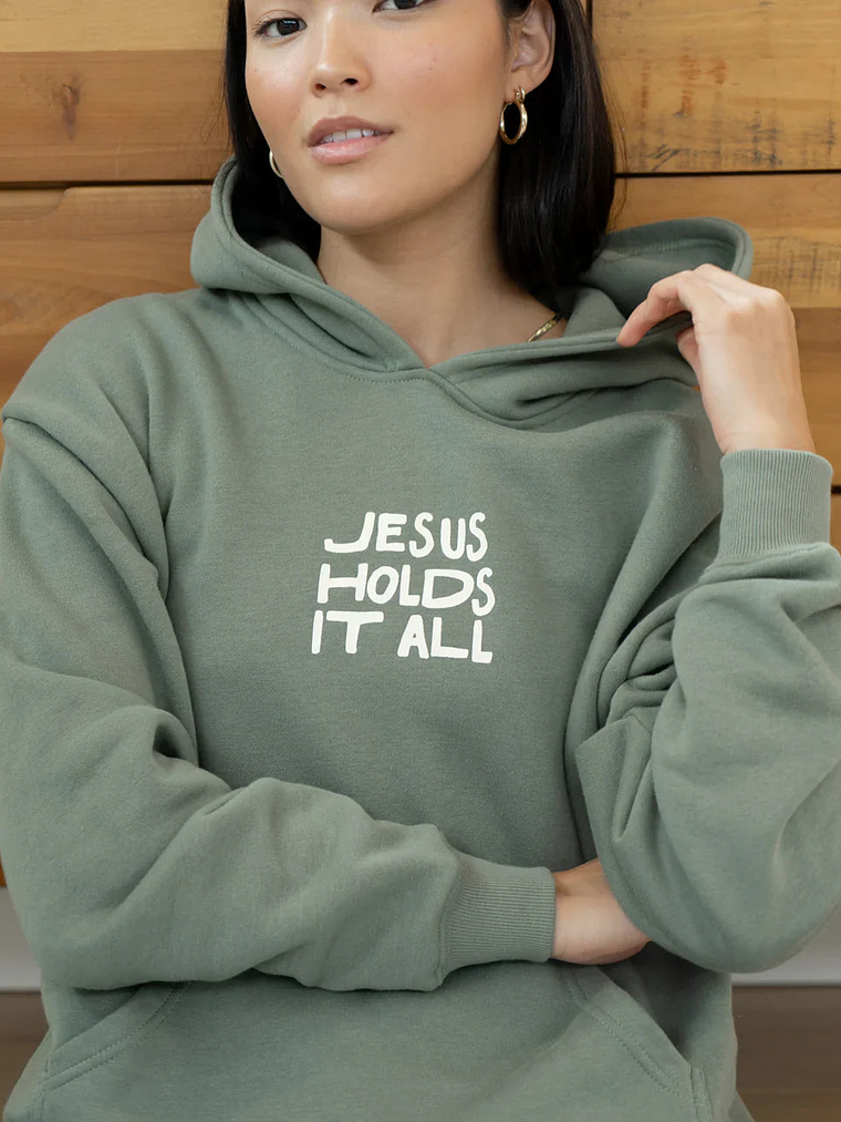 Jesus Holds It All Unisex Hoodie 5